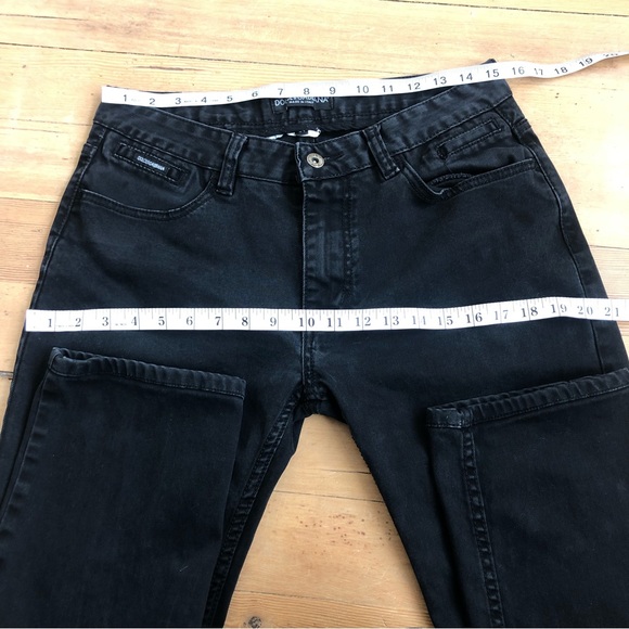 •DOLCE & GABBANA• black jeans Sz 34 (30X28) ITALY - Picture 13 of 17